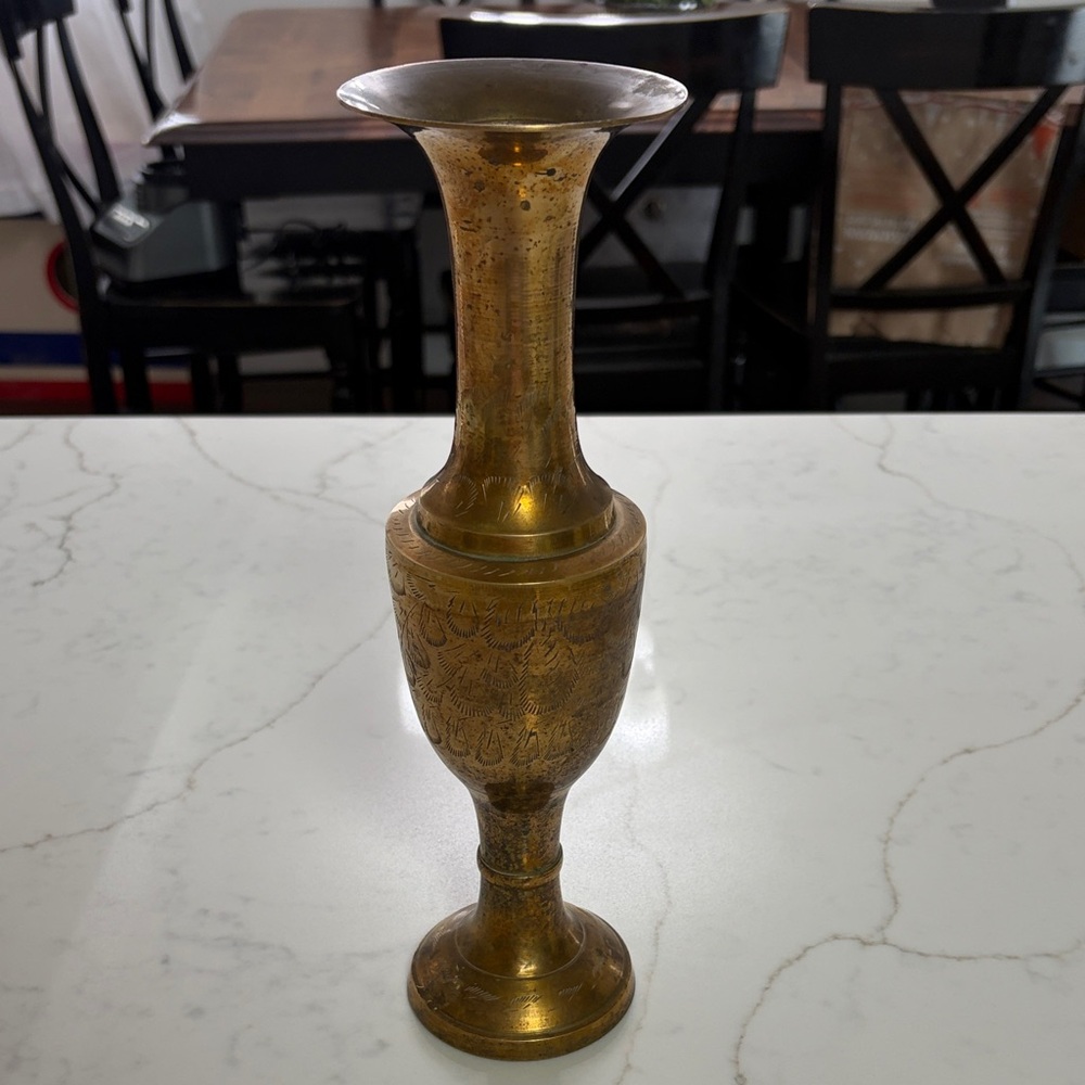 Elegant Brass Vase